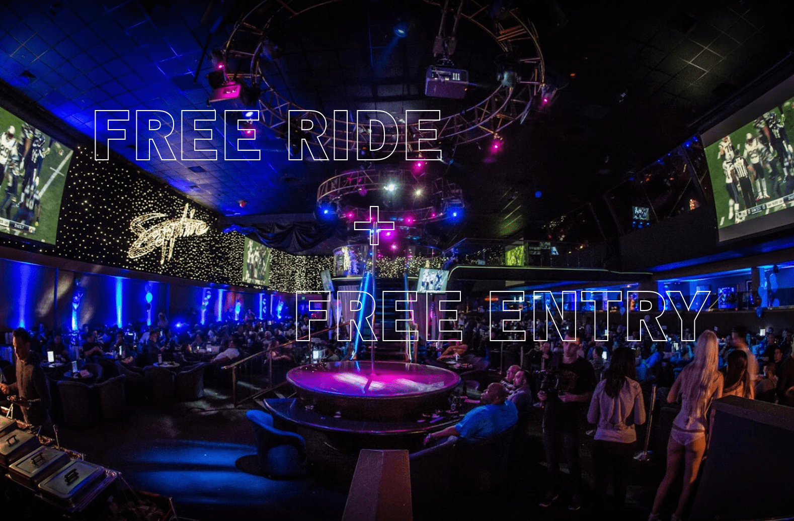 Sapphire Strip Club - Free Limo Ride